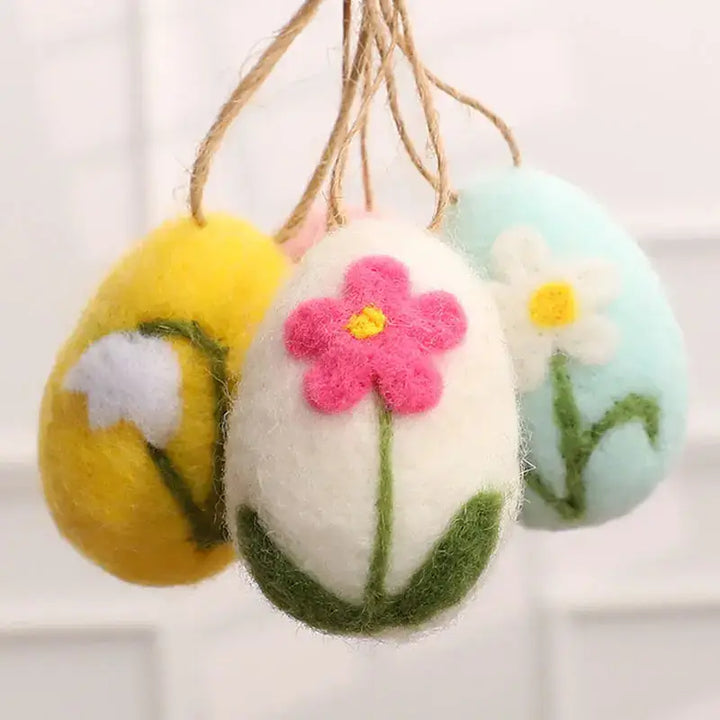 Easter Wool Felt Egg – Handmade DIY Decoration - Arno Conti Shoe