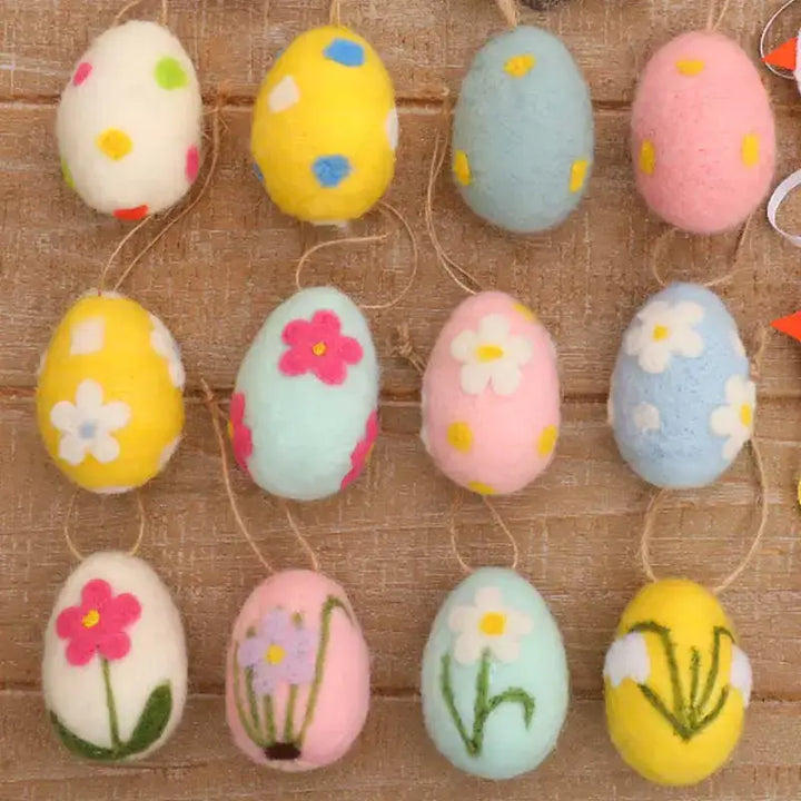 Easter Wool Felt Egg – Handmade DIY Decoration - Arno Conti Shoe