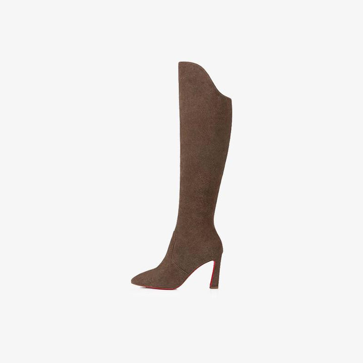 Elegant Knee-High Suede Boot - ARNO CONTI