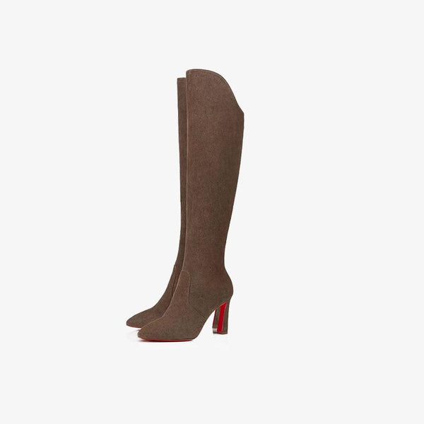 Elegant Knee-High Suede Boot - ARNO CONTI