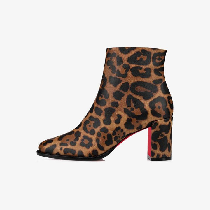 Elegant Leopard-Patterned Boot - ARNO CONTI