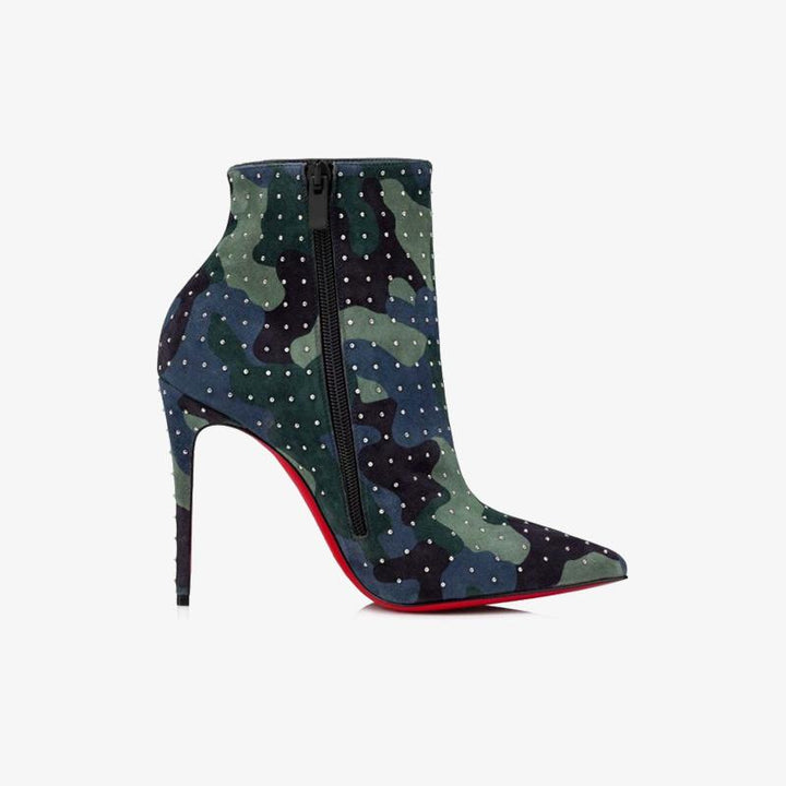 Camouflage Suede Ankle Boot - ARNO CONTI