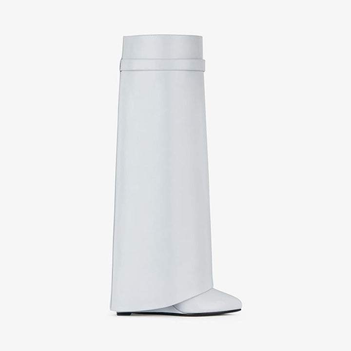 Stylish Grey Slip-On High Boots - Arno Conti Shoe