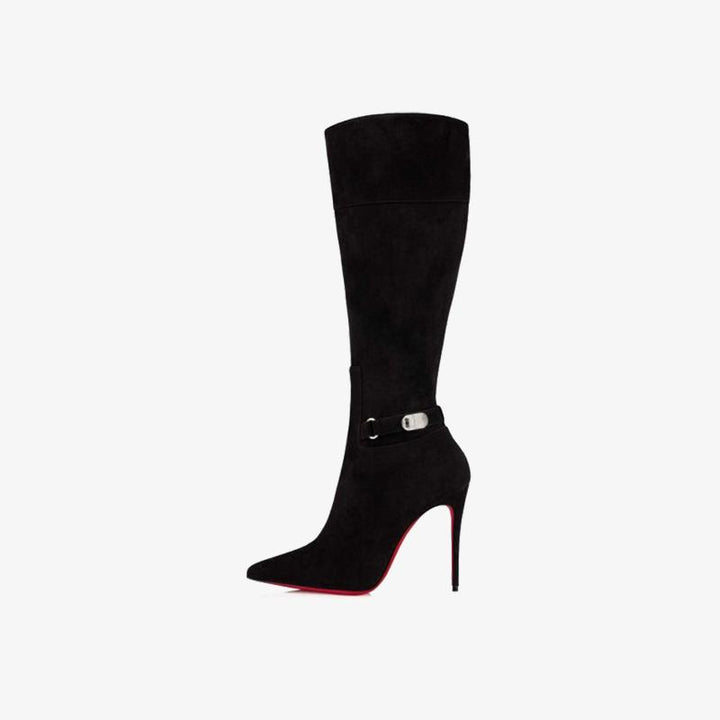 Iconic Black Suede Boot - ARNO CONTI