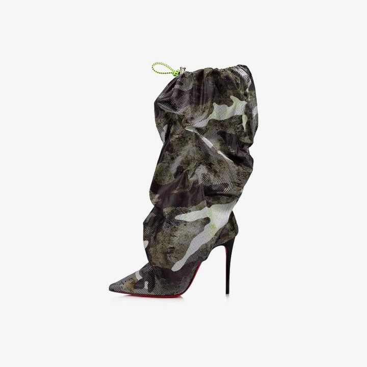 Camouflage Stiletto Boot - ARNO CONTI