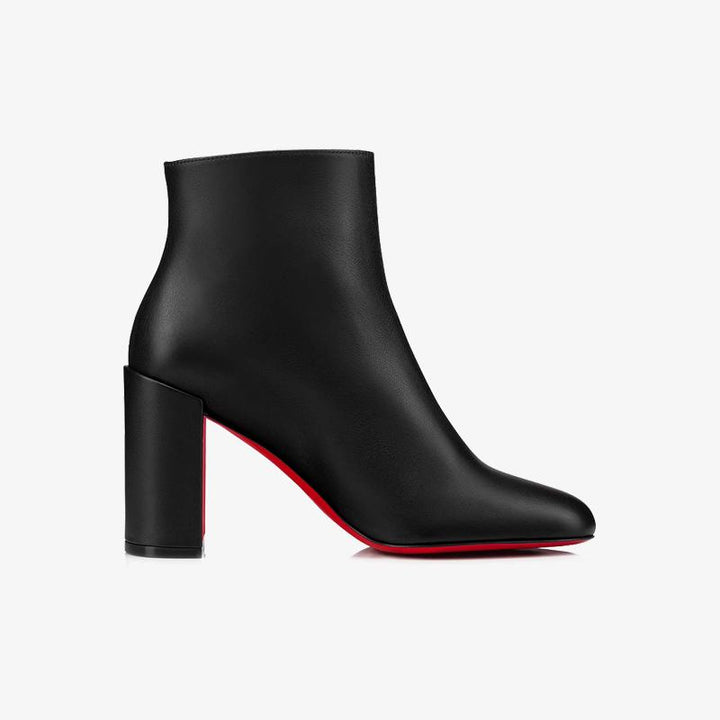 Sleek Black Calfskin Ankle Boot - ARNO CONTI