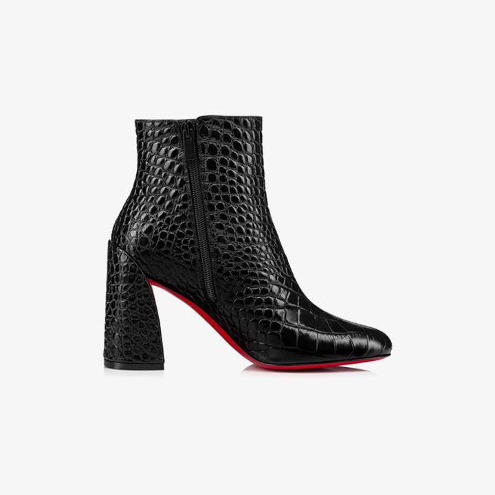 Black Leather Ankle Boot - ARNO CONTI