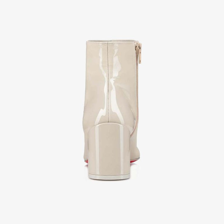 White Patent Ankle Boot - ARNO CONTI